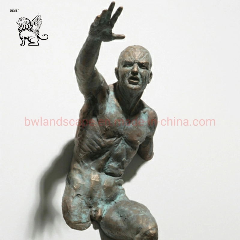 Famous Modern Figure Sculpture Home Decor Wall Sculpture Art Abstract Man Statue