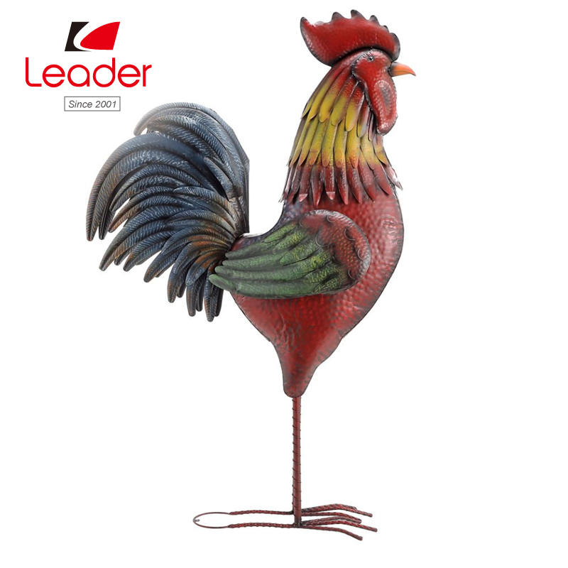 Hand-Painting Garden Decorative Metal Pig Figurine Metal Animal Sculpture