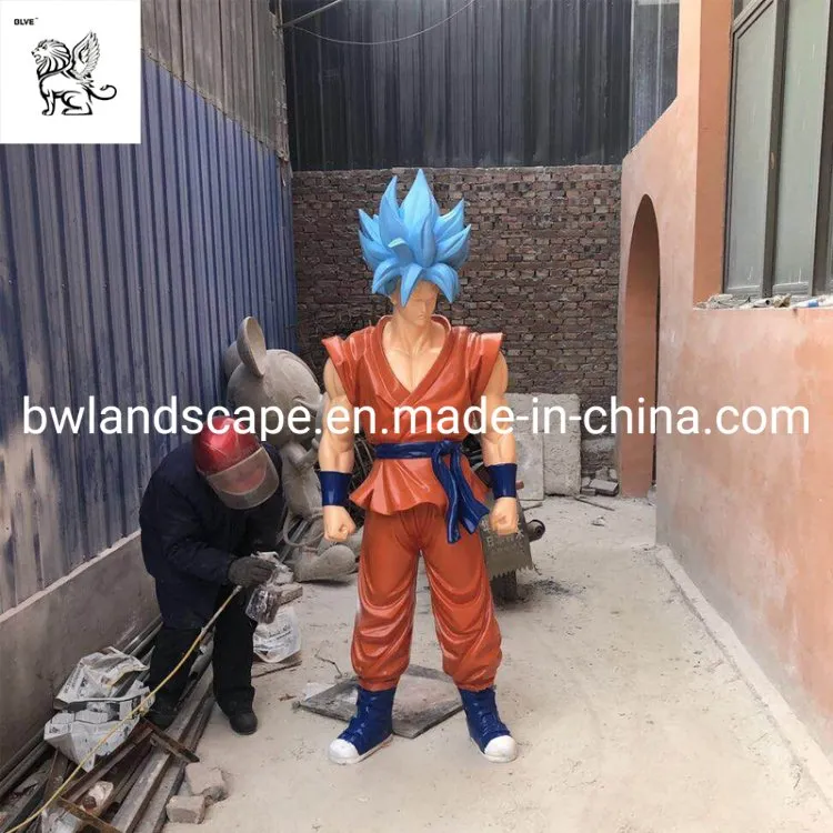 Fiberglass Animation Figure Goku Statue