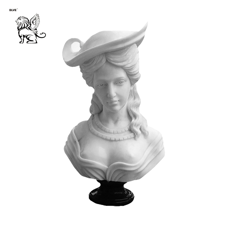 White Marble Roman Custom Figure Head Bust Statue Mfsg-22