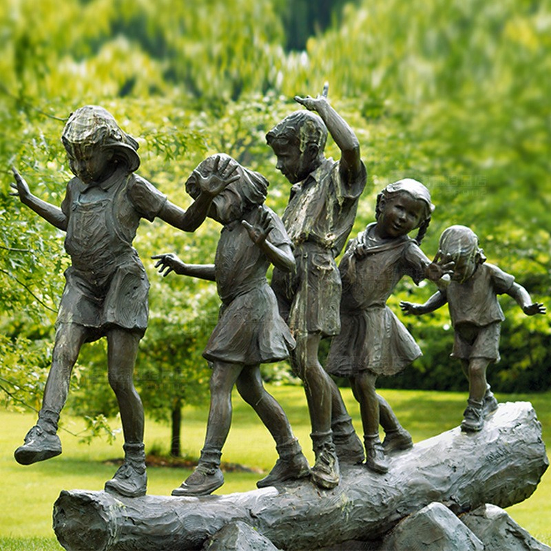 Customizable Public Art Patina Bronze Finish Bronze Statue Sculpture