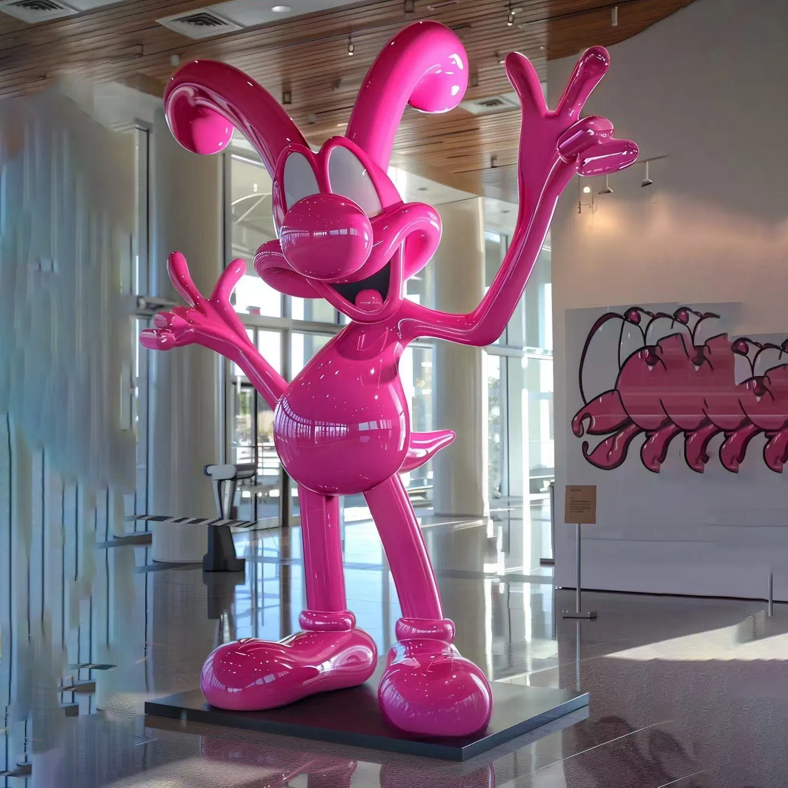 OEM Custom Made Metal Stainless Steel Resin Fiberglass Outdoor Indoor Garden Home Hotel Public Art Figurines Statues Sculpture