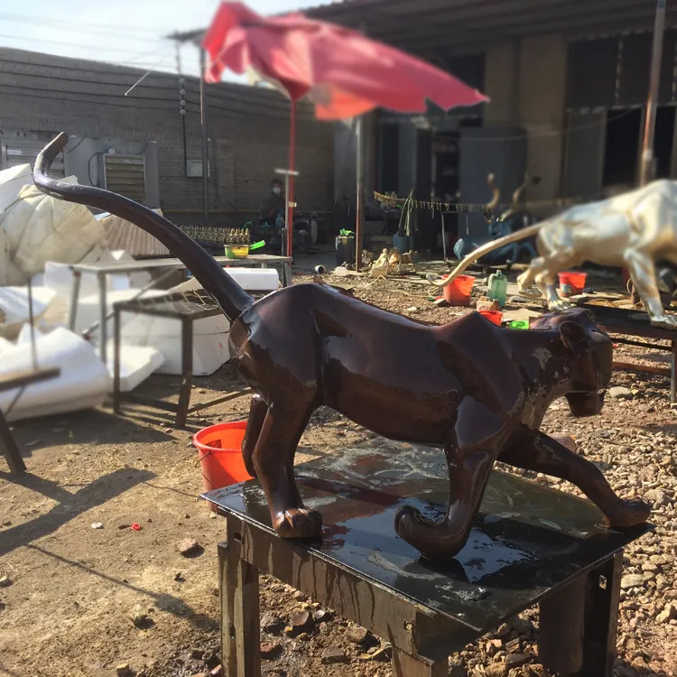 Panther Statue Detail 4