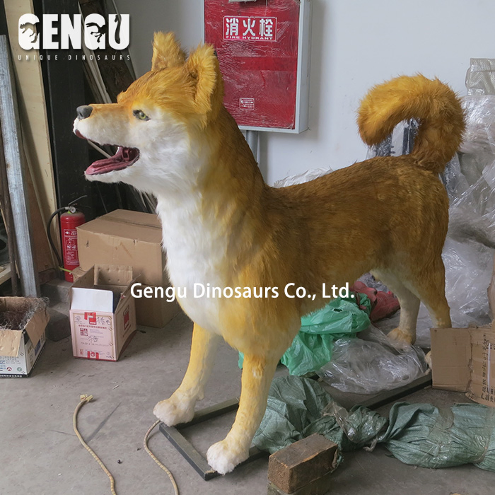 Custom Cartoon Character Robot Dog Statue