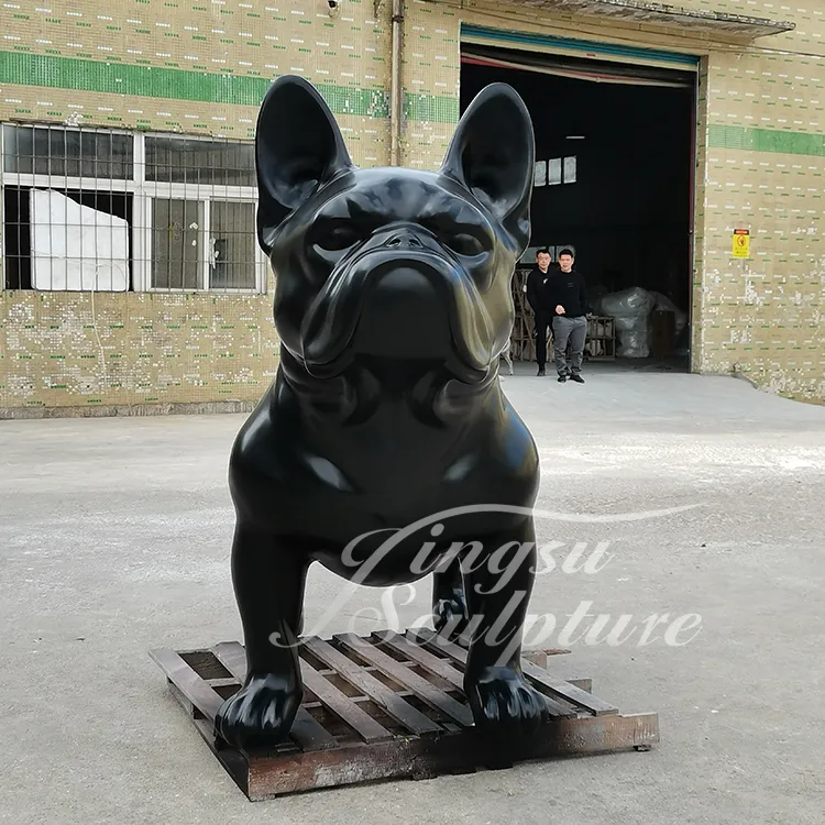 French Bulldog Statue Detail 1