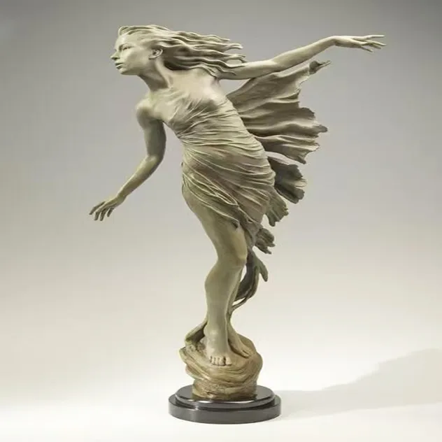 Sexy Female Bronze Decor