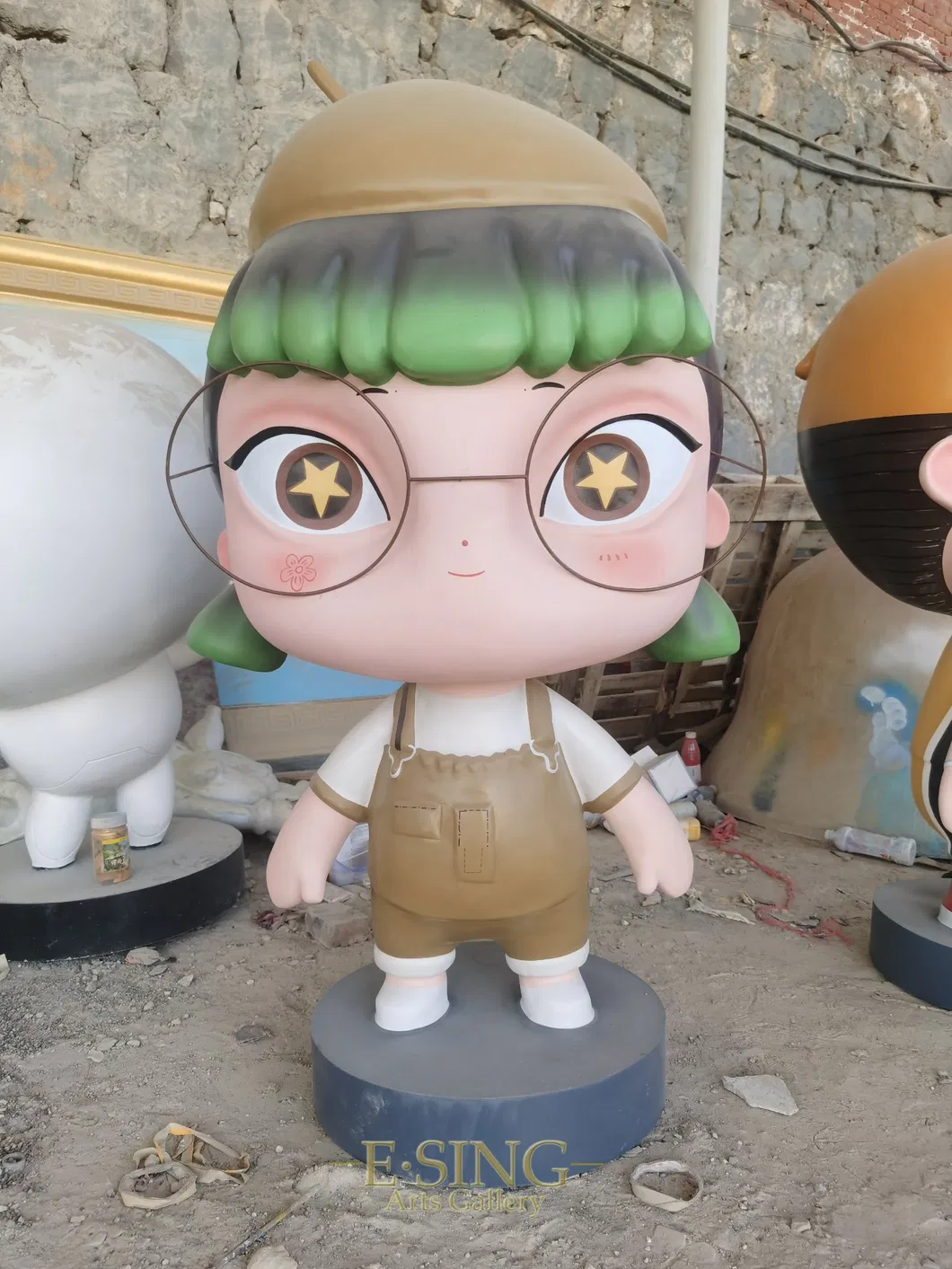 Resin Cartoon Statue View 1