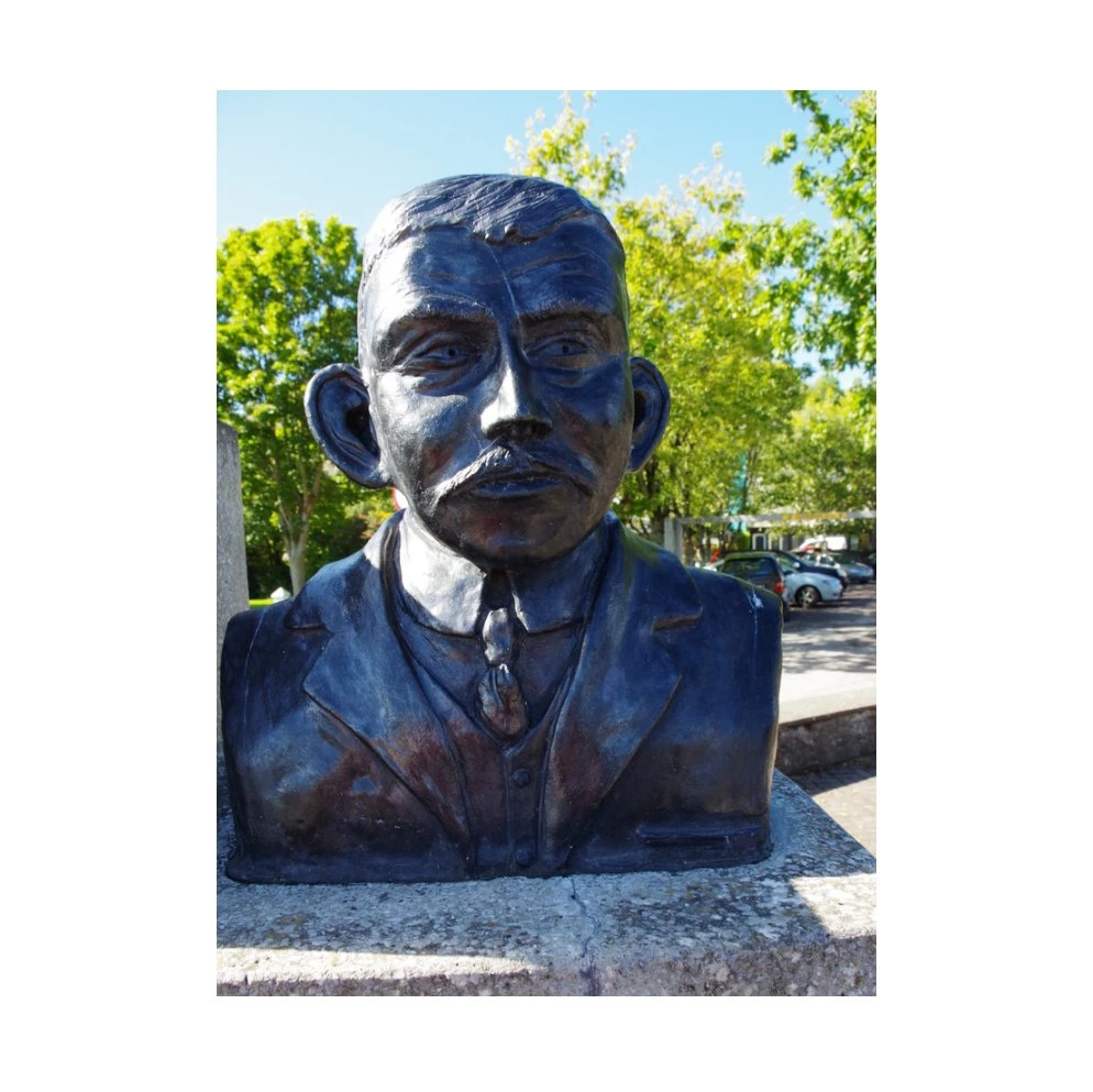 Large Size Park Decoration Bronze Kinsale Man Bust Statue