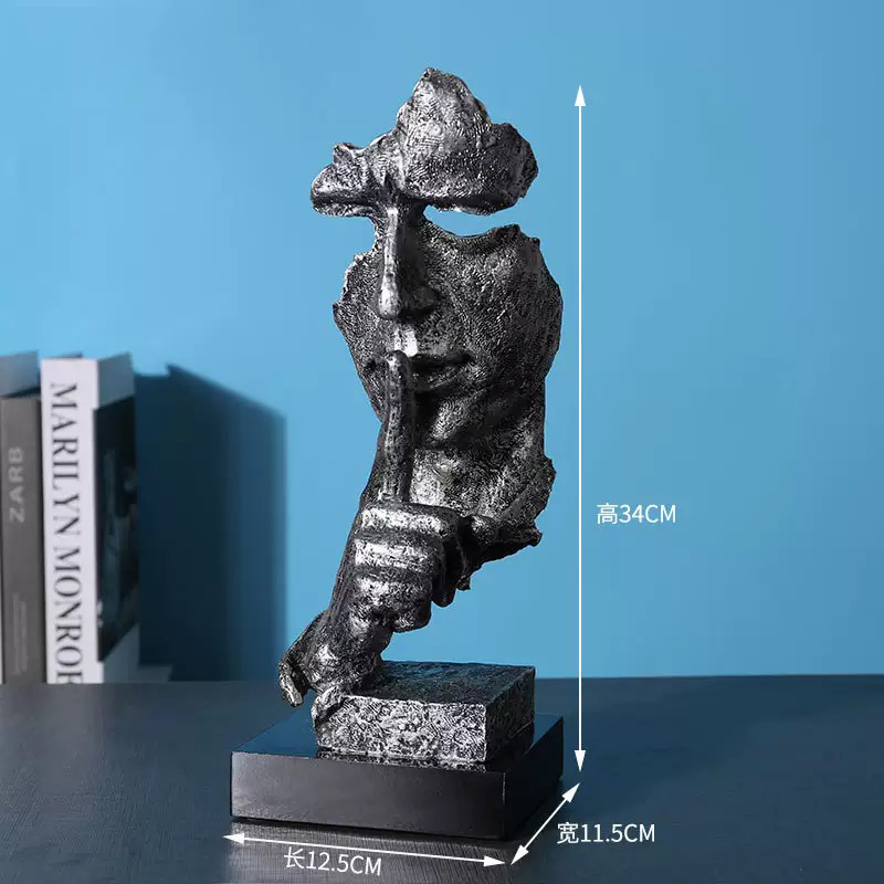 Wholesale Custom Indoor Polyresin Poly Resin Figure Statue Nordic Vintage Decorative Art Sculpture for Luxury Home Decoration Desktop Decor Craft Items
