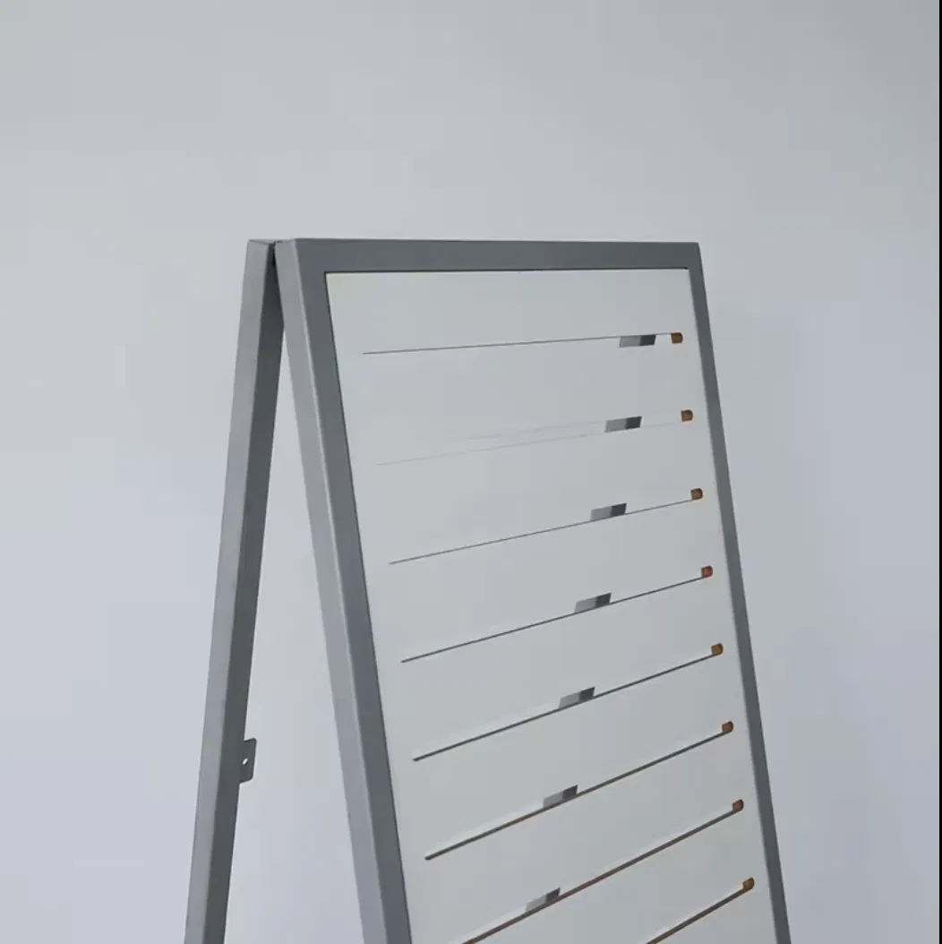 Portable Metal Display Rack Shopping Mall Multi-Function Display Props on Wheels