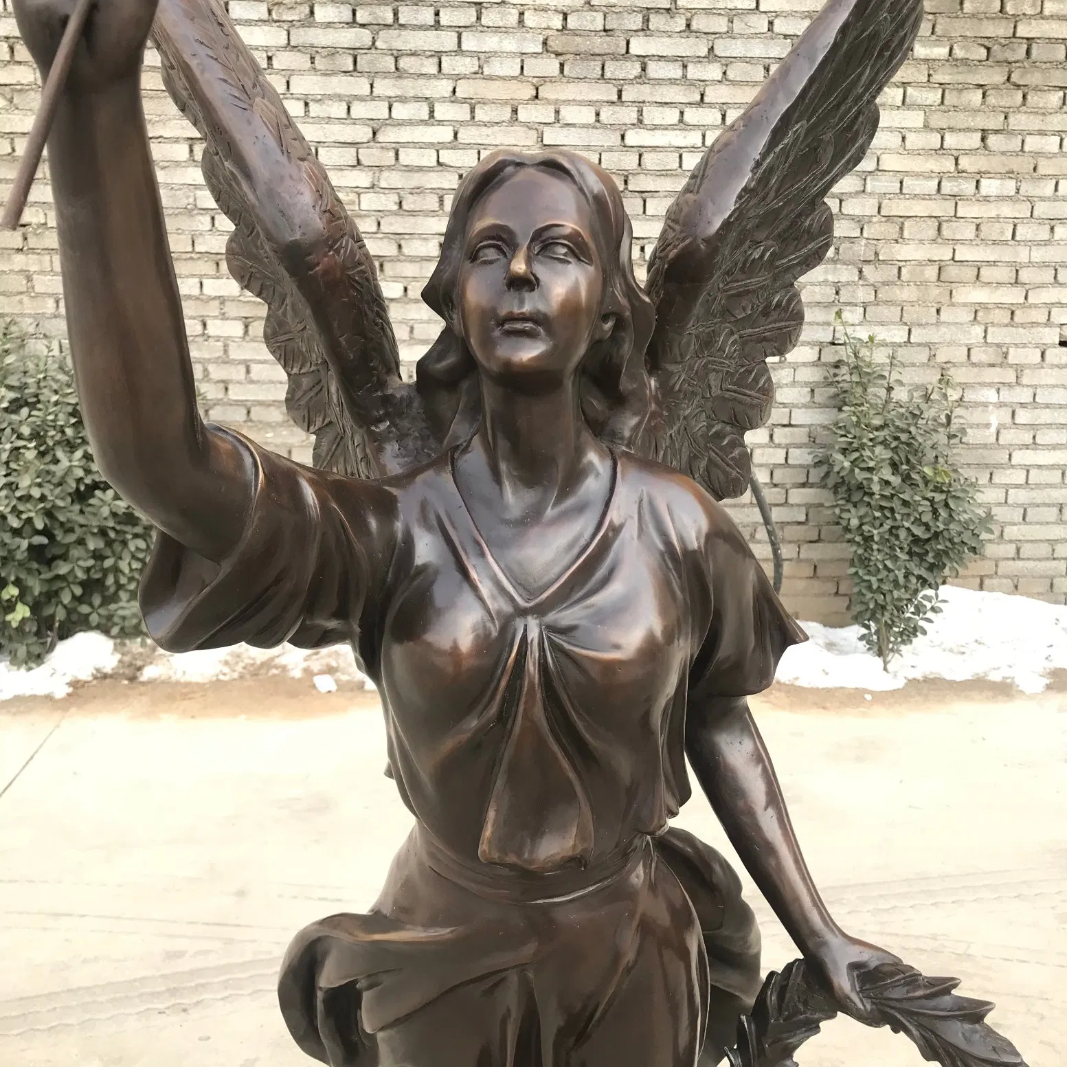Life Size Metal Casting Bronze Angel Statue Sculpture for Indoor Outdoor Decoration