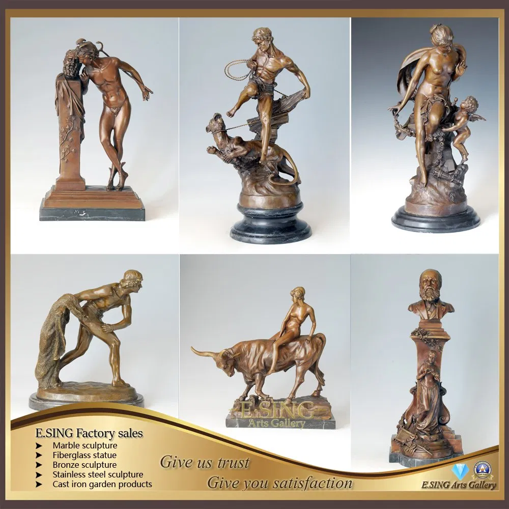 Hot Sale European Bronze Sculpture of Secret for Indoor Home Decoration