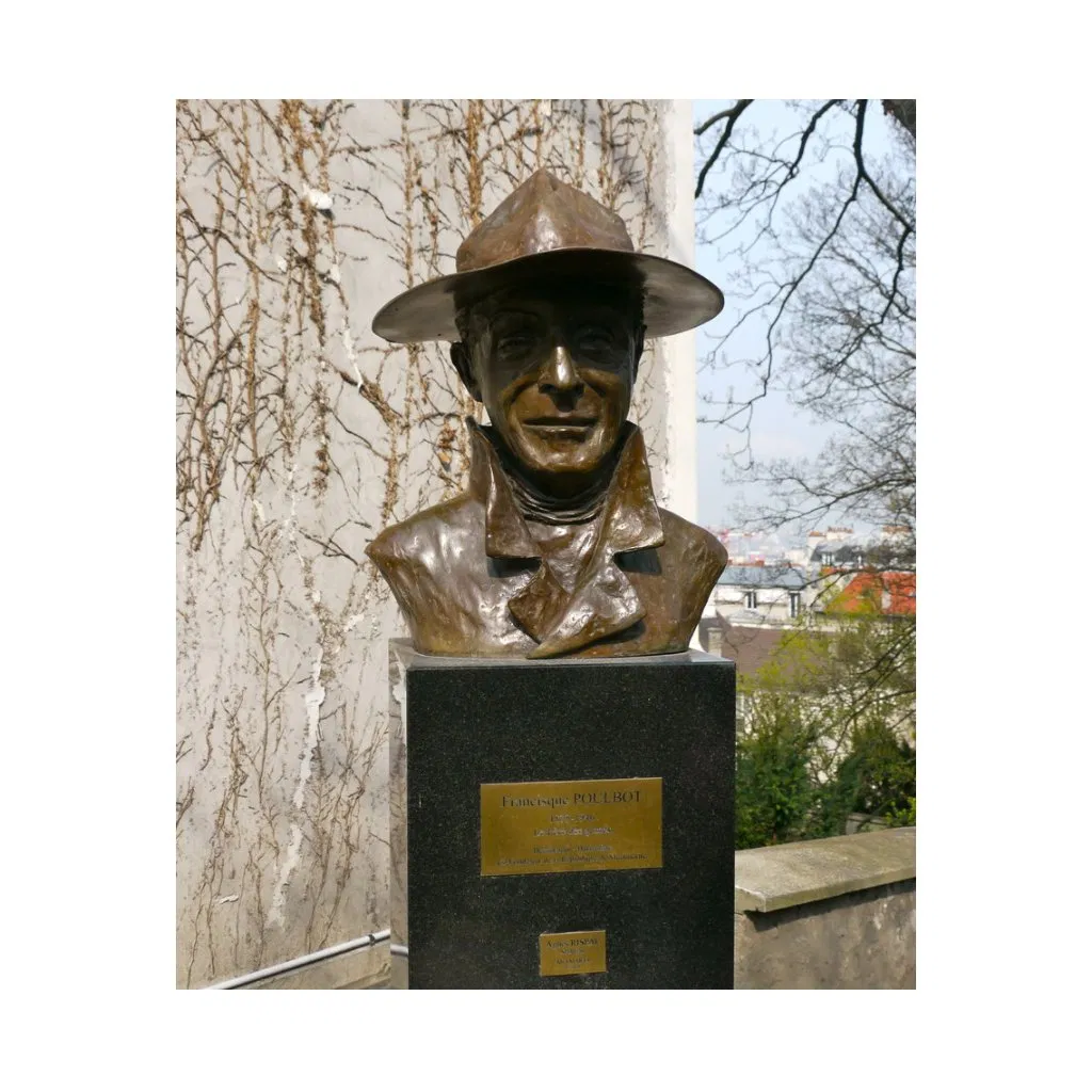 Large Size Park Decoration Bronze Kinsale Man Bust Statue