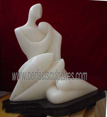 Indoor Outdoor Decorative Carved Stone Sculpture Marble Carving Abstract Modern Art Statue (SY-A057)