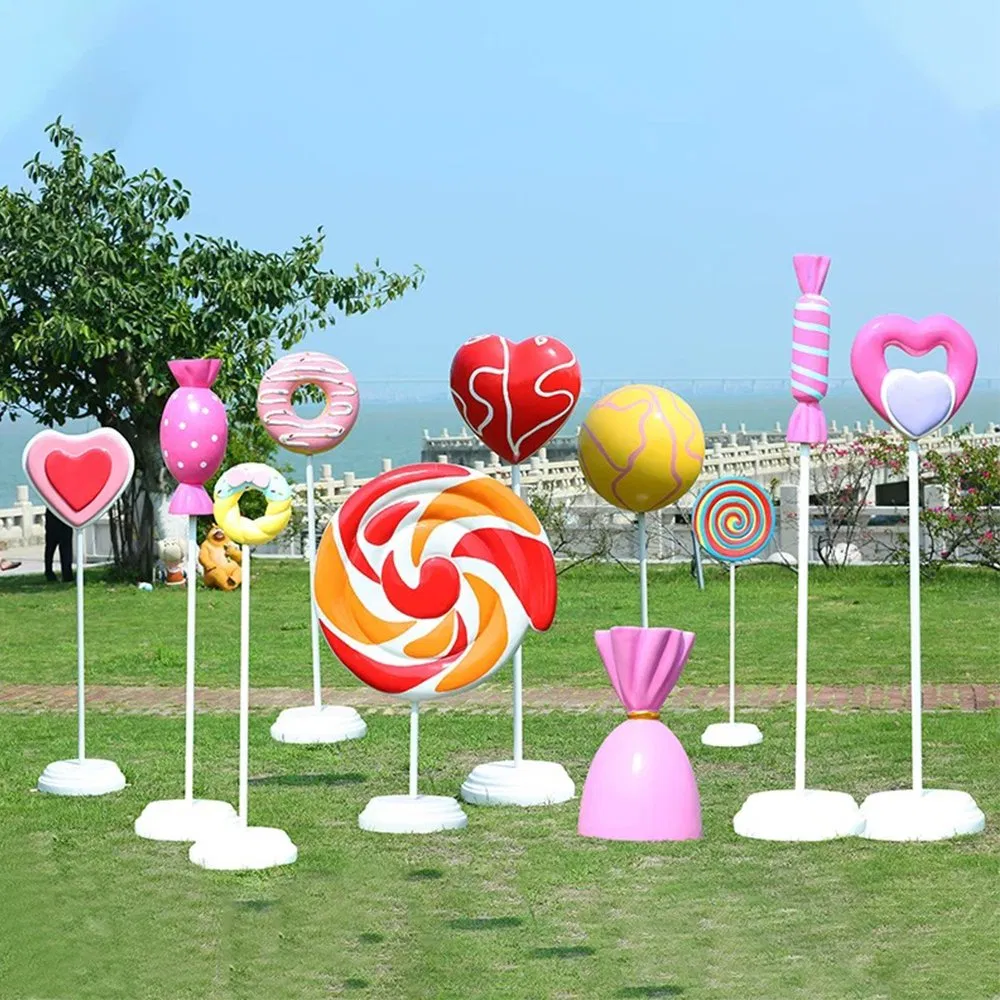 Wedding Decoration Lollipop Figure Retal Props for Event