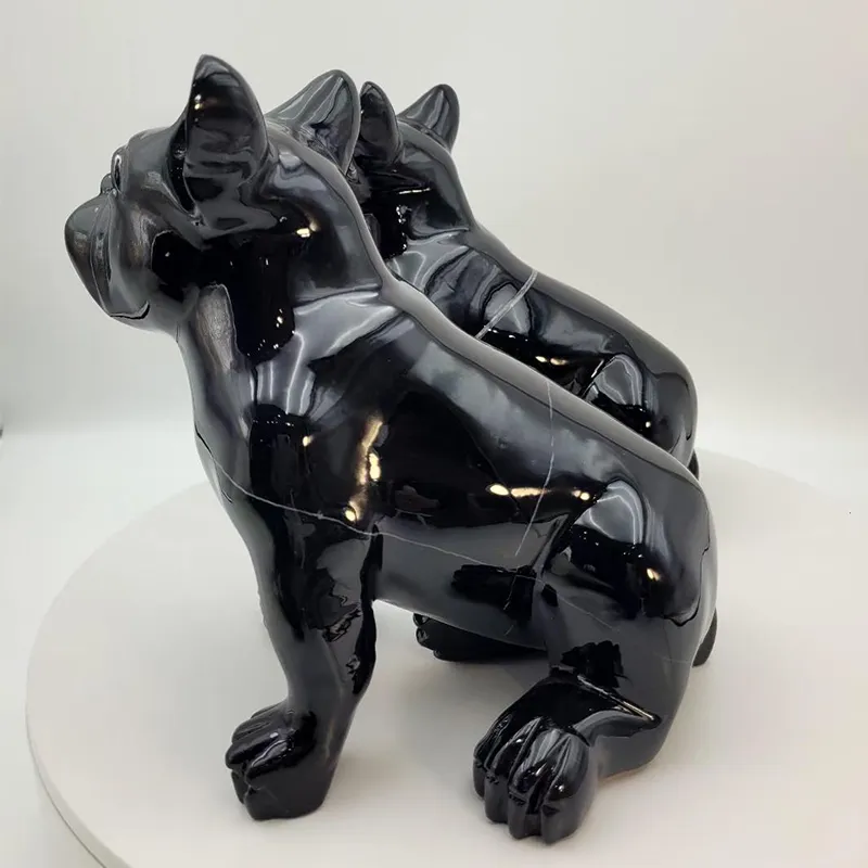 Black Marble Dog 1