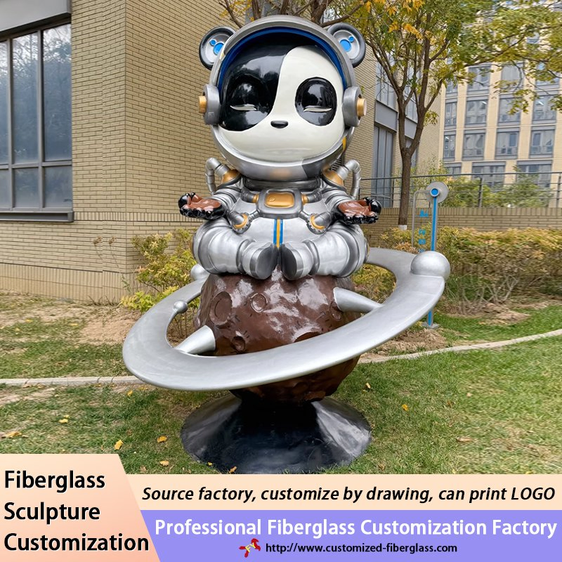 Fibreglass Large Sculpture Cartoon Anime Animation Character Mighty Sailor Astronaut Galvanises Toy Figure Statue Persona