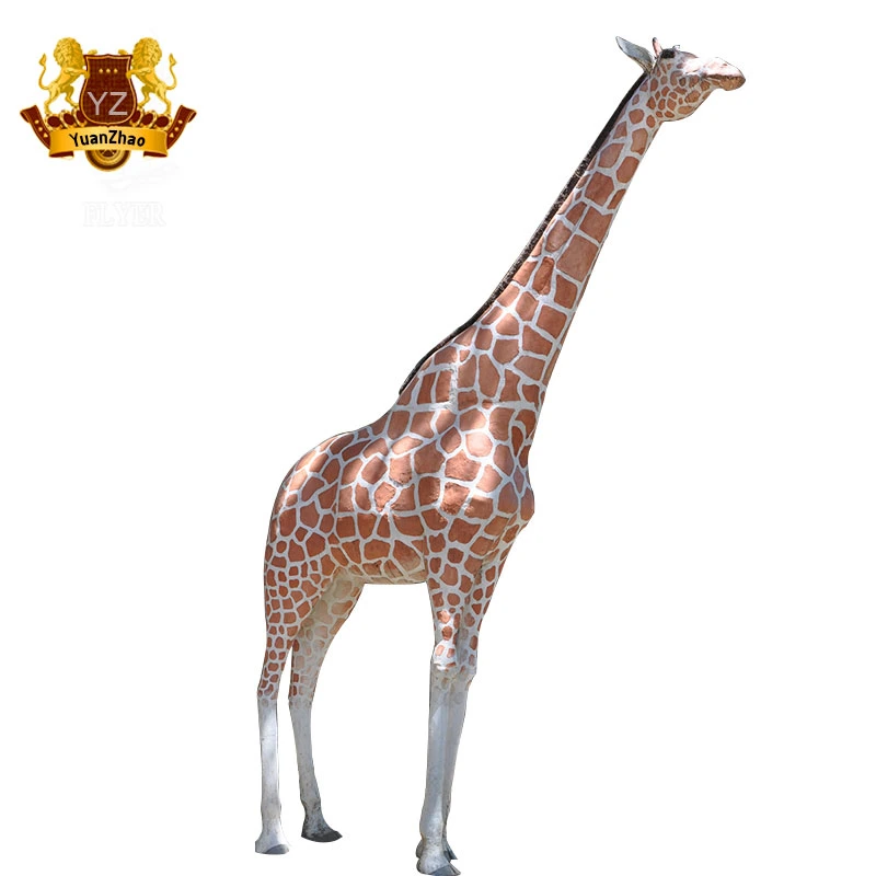 Hot Sale Cheap Event Paty Animal Sculpture Modern Resin Geometric Giraffe Statue