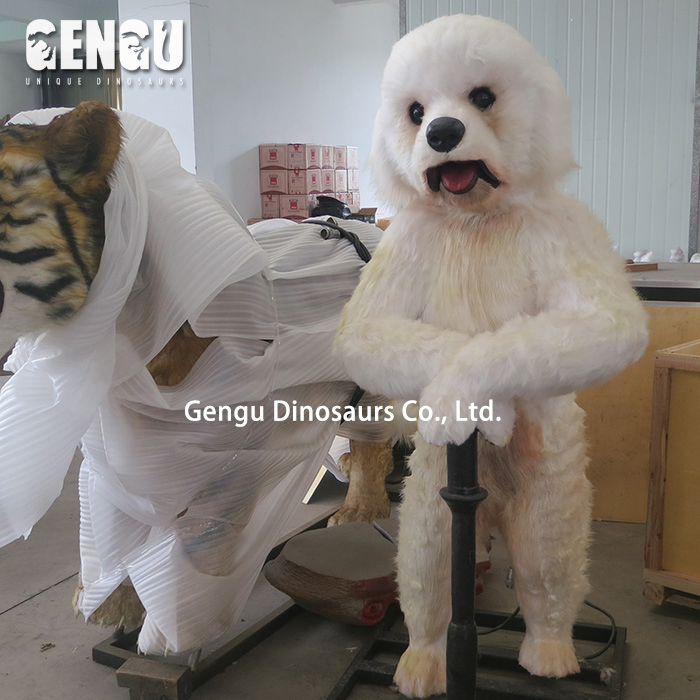 Custom Cartoon Character Robot Dog Statue