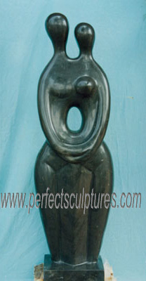 Garden Home Decorative Carved Stone Art Statue Modern Marble Carving Abstract Love Sculpture (SY-A073)