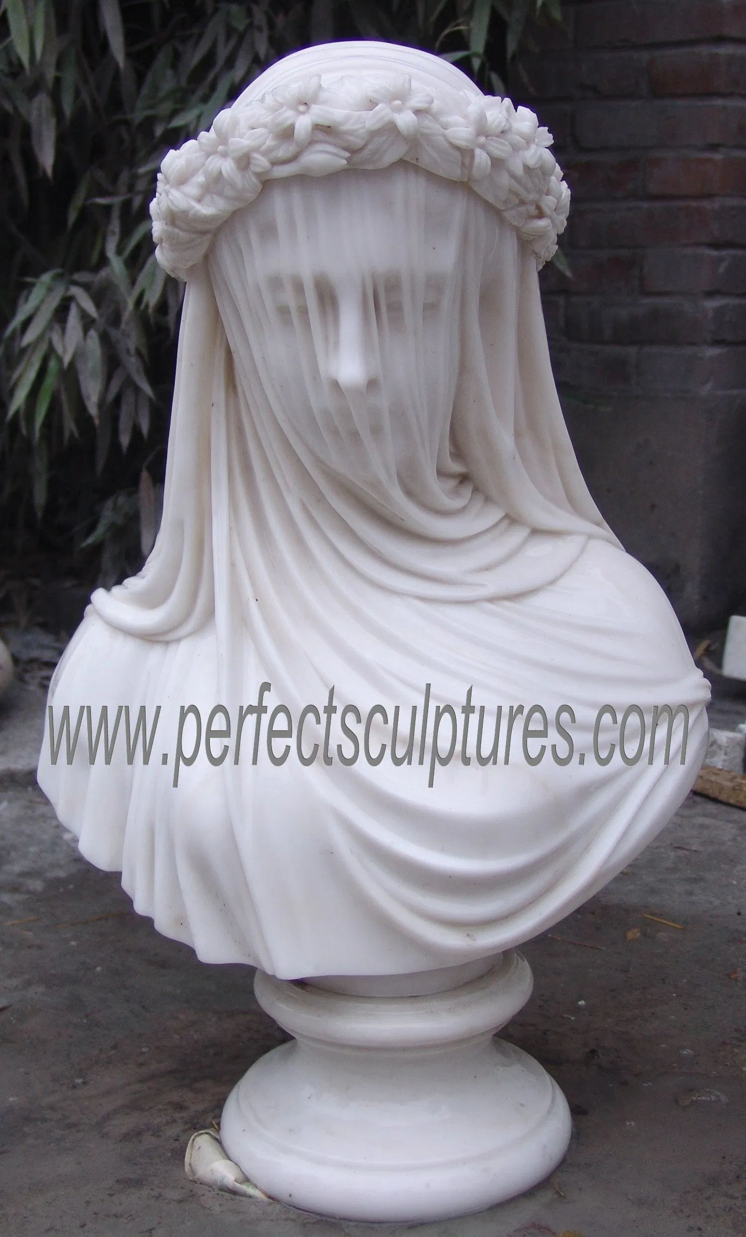 Home Decoration Sculpture Custom Indoor Decorative Female Lady Bust Statues (SY-S312)