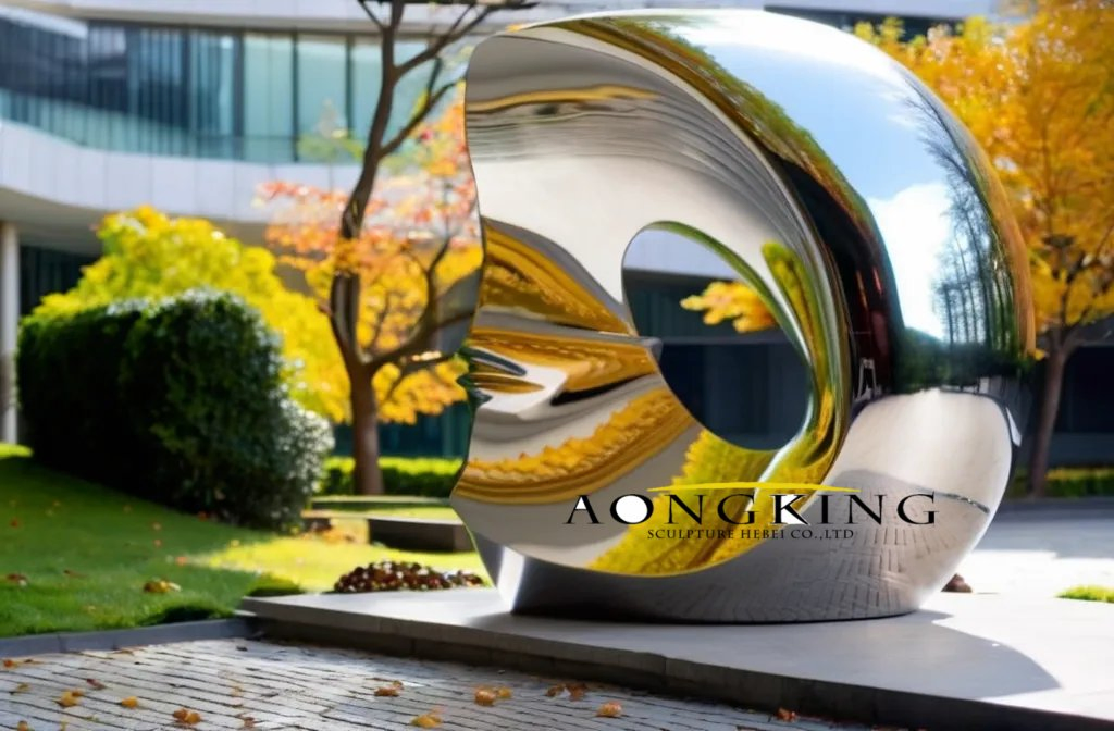 Customized Stainless Steel Large City Square Landscape Landmark Art Sculpture