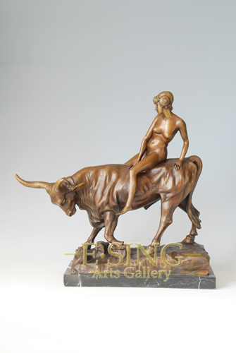 Hot Sale European Bronze Sculpture of Secret for Indoor Home Decoration