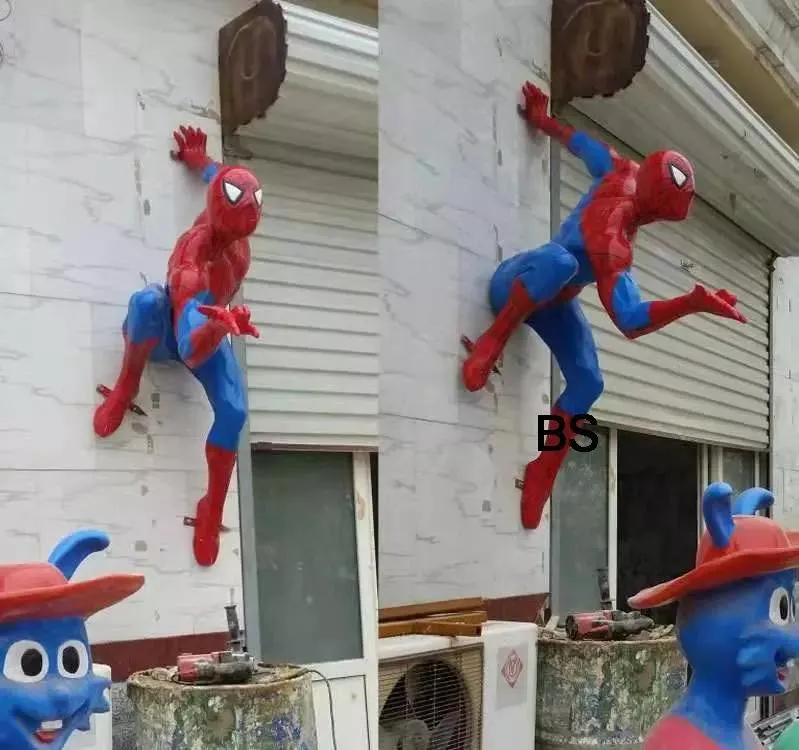 Fiberglass Spiderman Statue
