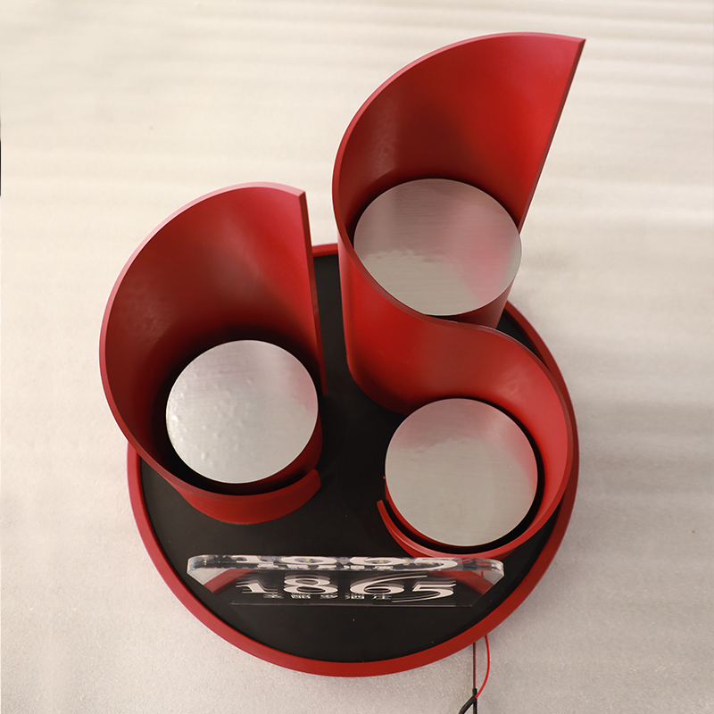 Custom LED Magnetic Display Levitating Rotation Wine Bottle Display Rack