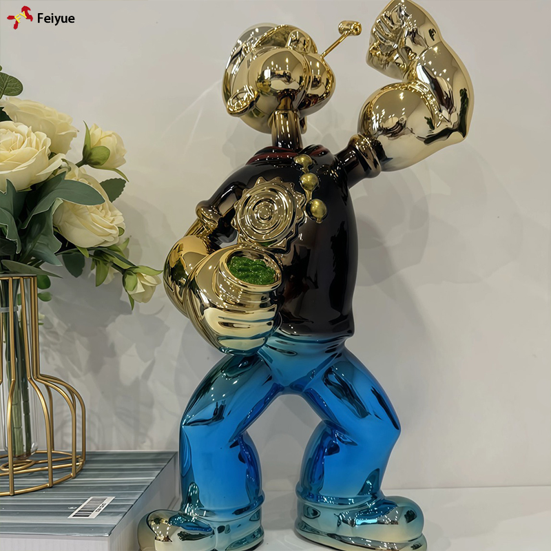 Fibreglass Large Sculpture Cartoon Anime Animation Character Mighty Sailor Astronaut Galvanises Toy Figure Statue Persona