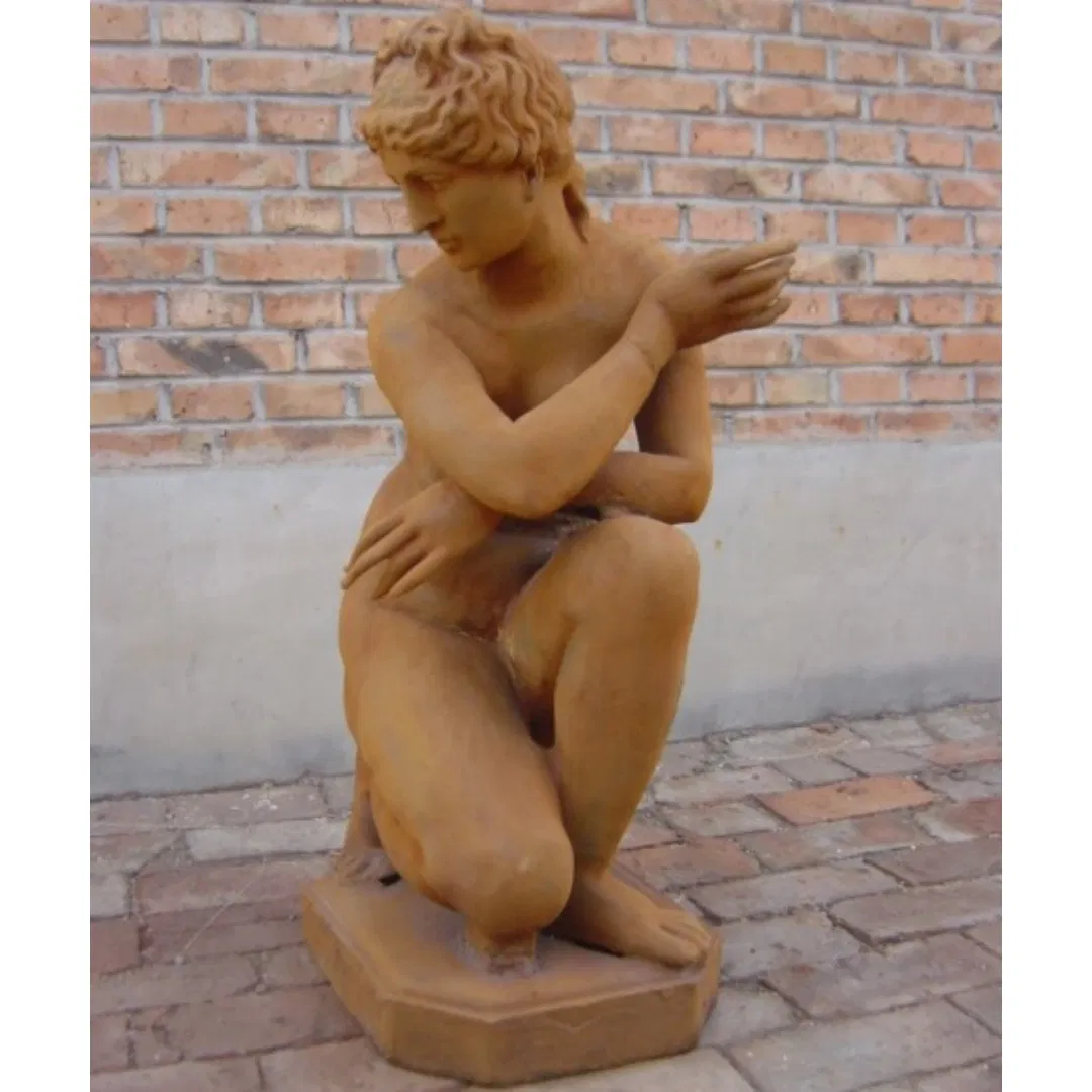 Classic Garden Cast Iron Sculpture Outdoor Yard Decorative Piece