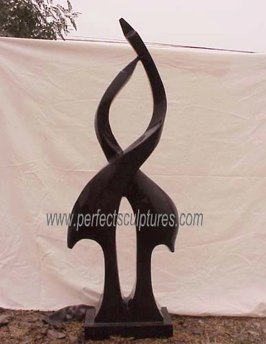 Garden Home Decorative Carved Stone Art Sculpture Modern Marble Carving Abstract Mother Love Baby Statue (SY-A071)