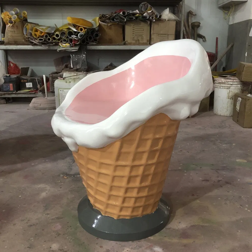 Fiberglass Ice Cream Table and Chairs Props for Rental Prop