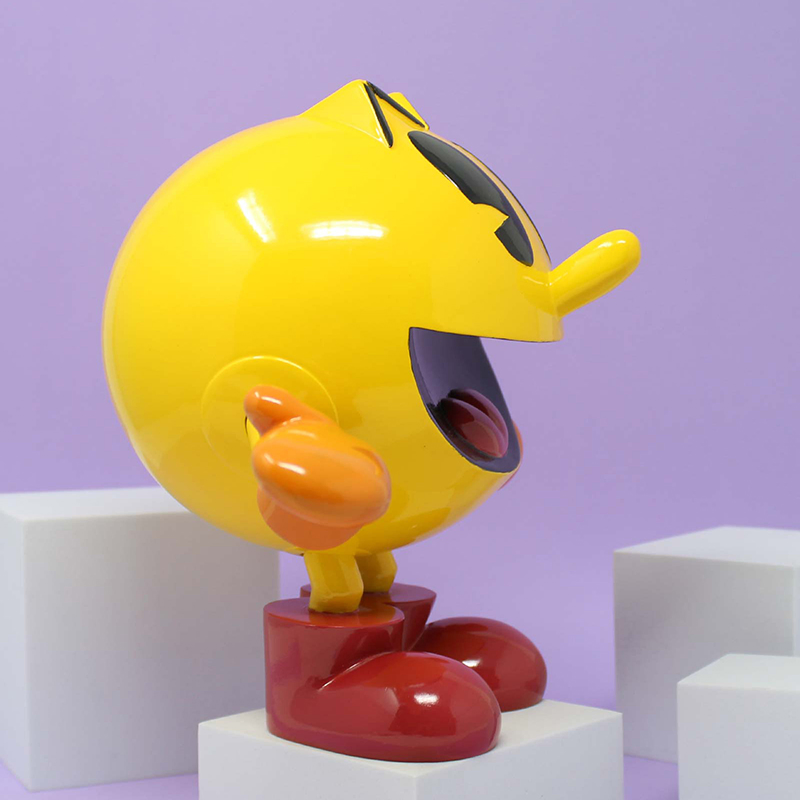 Shopping Mall Decoration Outdoor Customization Glossy Surface Fiberglass Cartoon Character Statue