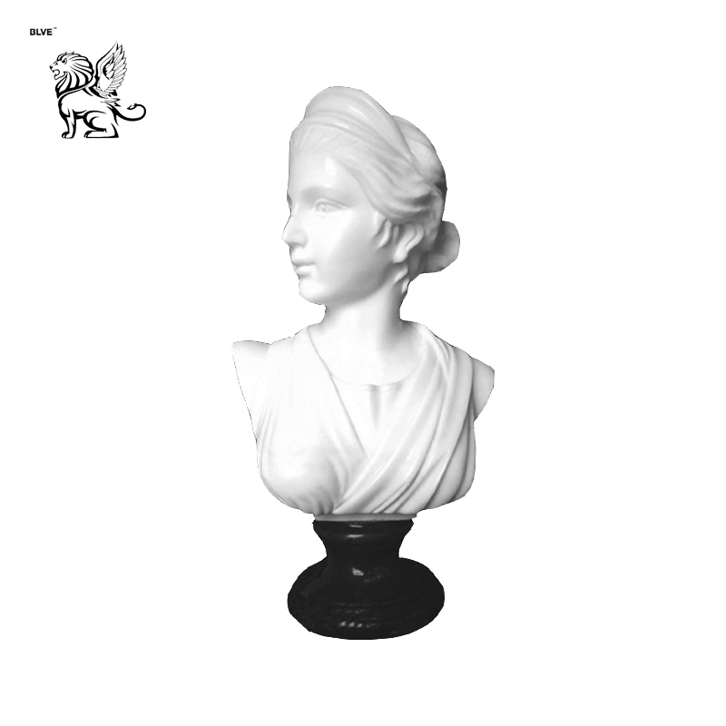 White Marble Roman Custom Figure Head Bust Statue Mfsg-22