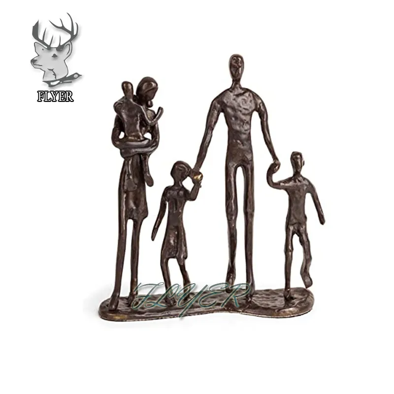 Abstract Crafts Family Sculpture