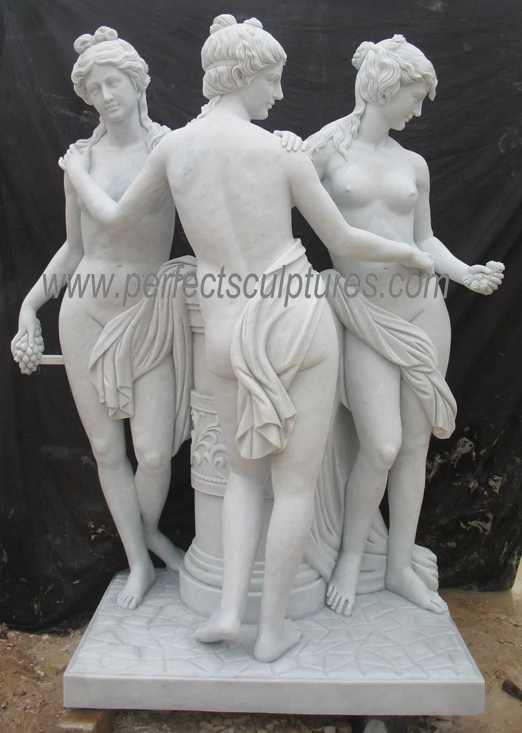 Life Size Garden Decorative Carved Stone Statue Marble Carving Sculpture for Outdoor (SY-X1183)