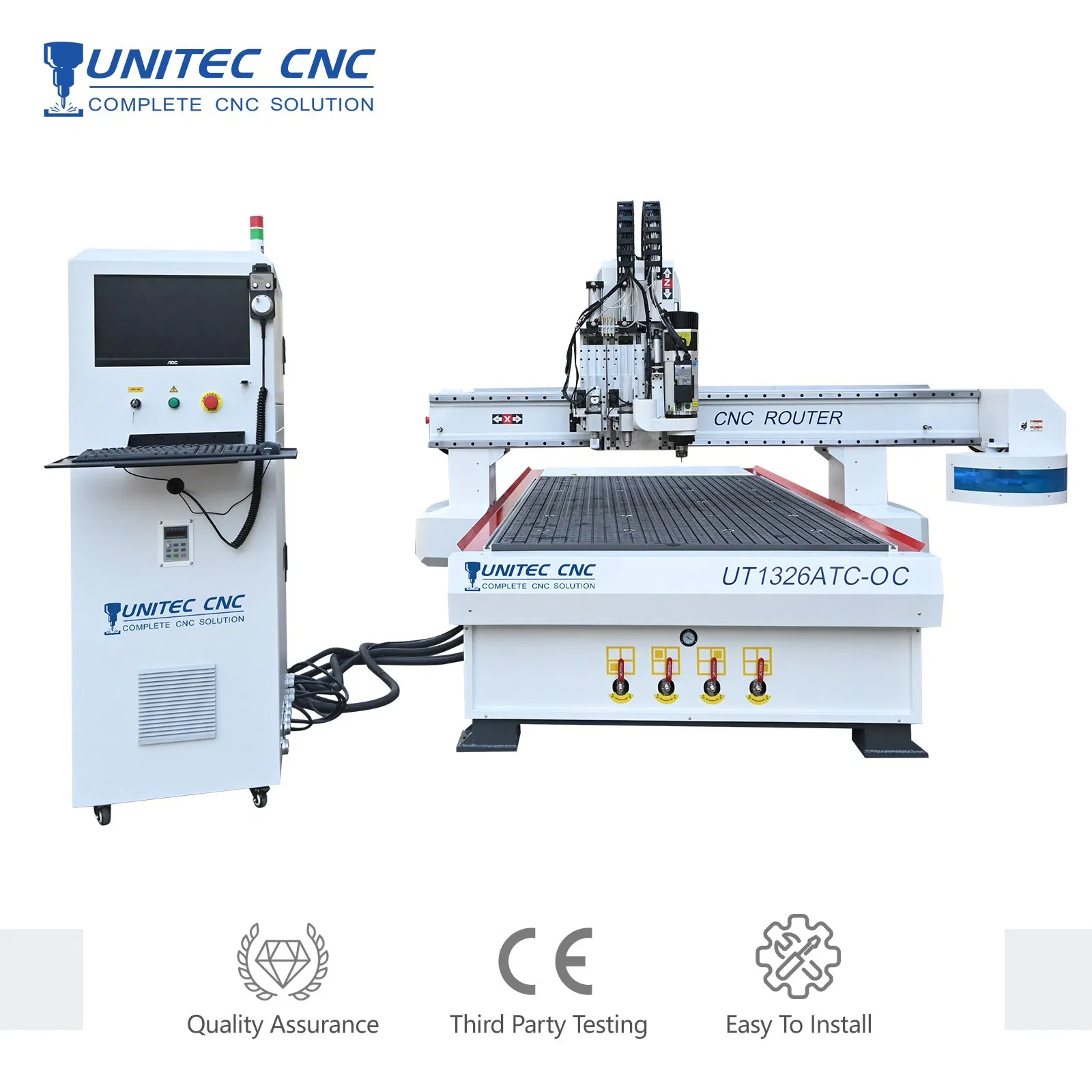 Multi Functional CNC Oscillating Machine with Eot Atc for Acrylic ACP Foam