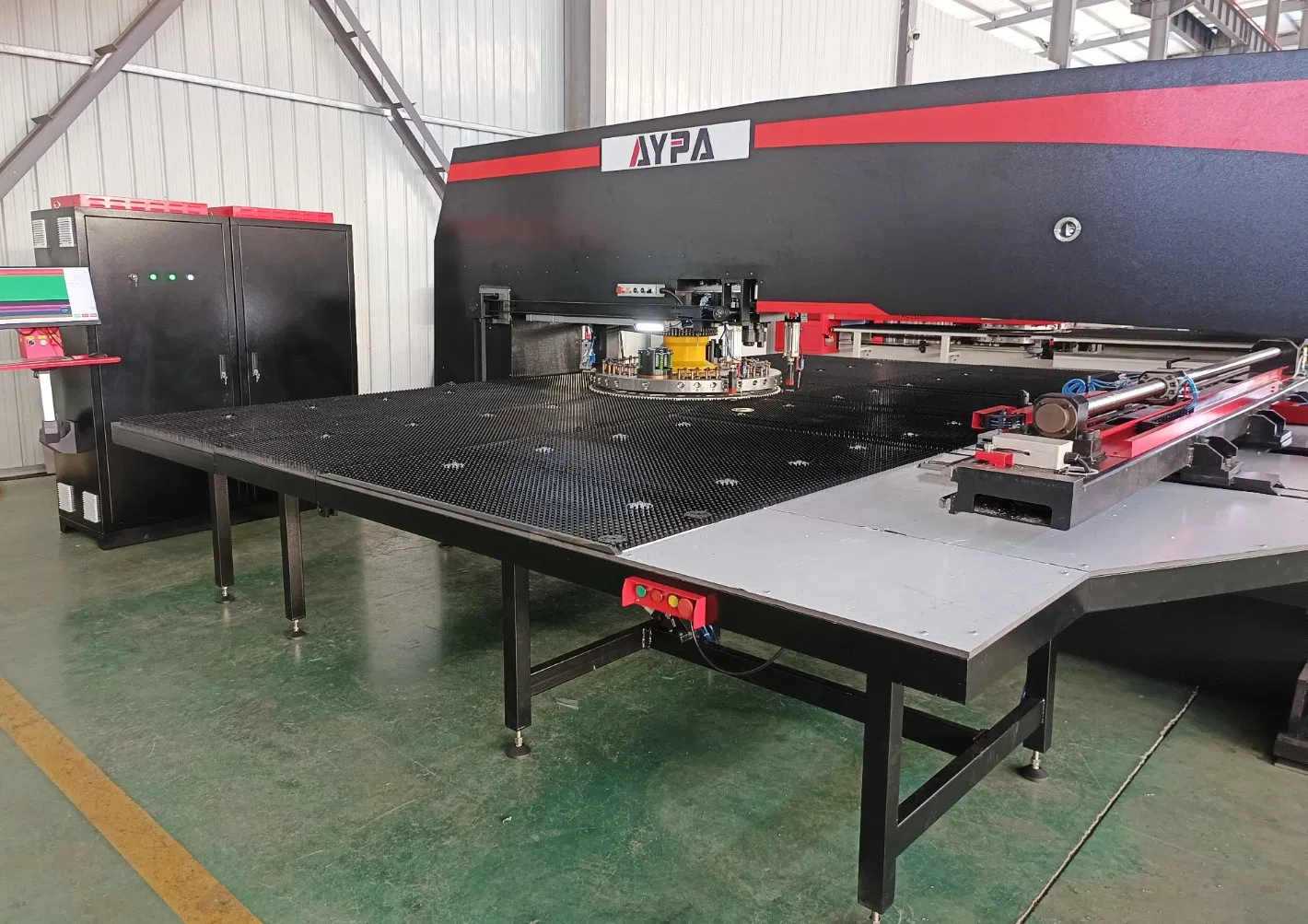 Automatic CNC Turret Perforate Metal Board Panel Plate Punching Cutting Bending Perforating Hole Machine Tools