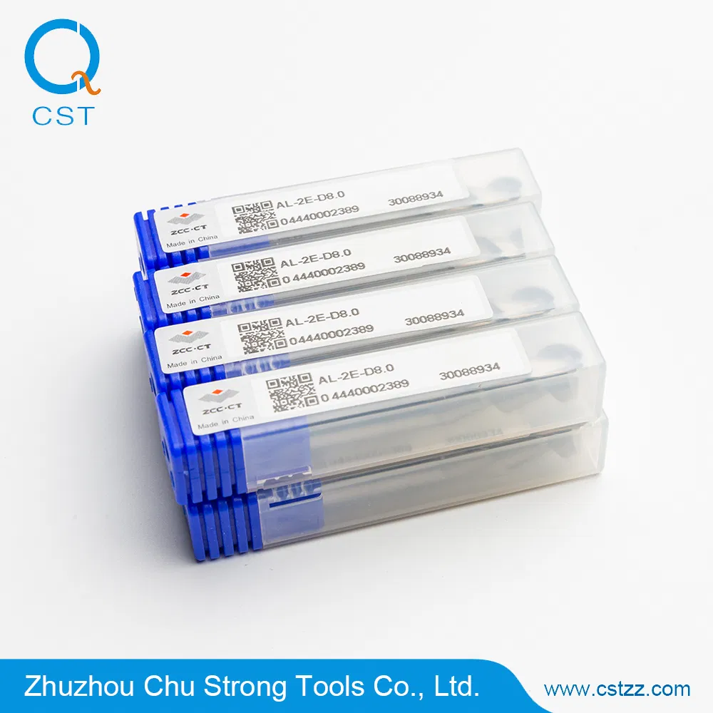 AL-2E-D2.5 Carbide End Mill Cutting tools 45/55/63/65 HRC 2/3/4 Flute for Processed Aluminum parts