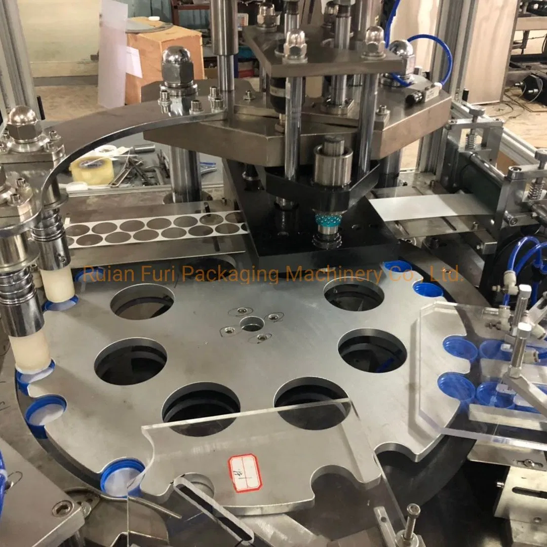 Automatic Cap Liner PE Foam Gasket Cutting/Punching and Inserting Machine