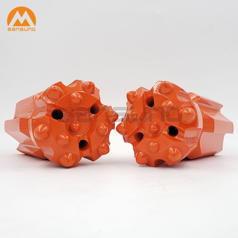 Rotary Drilling Underground Perforating Equipment Thread Button Bit for Mining