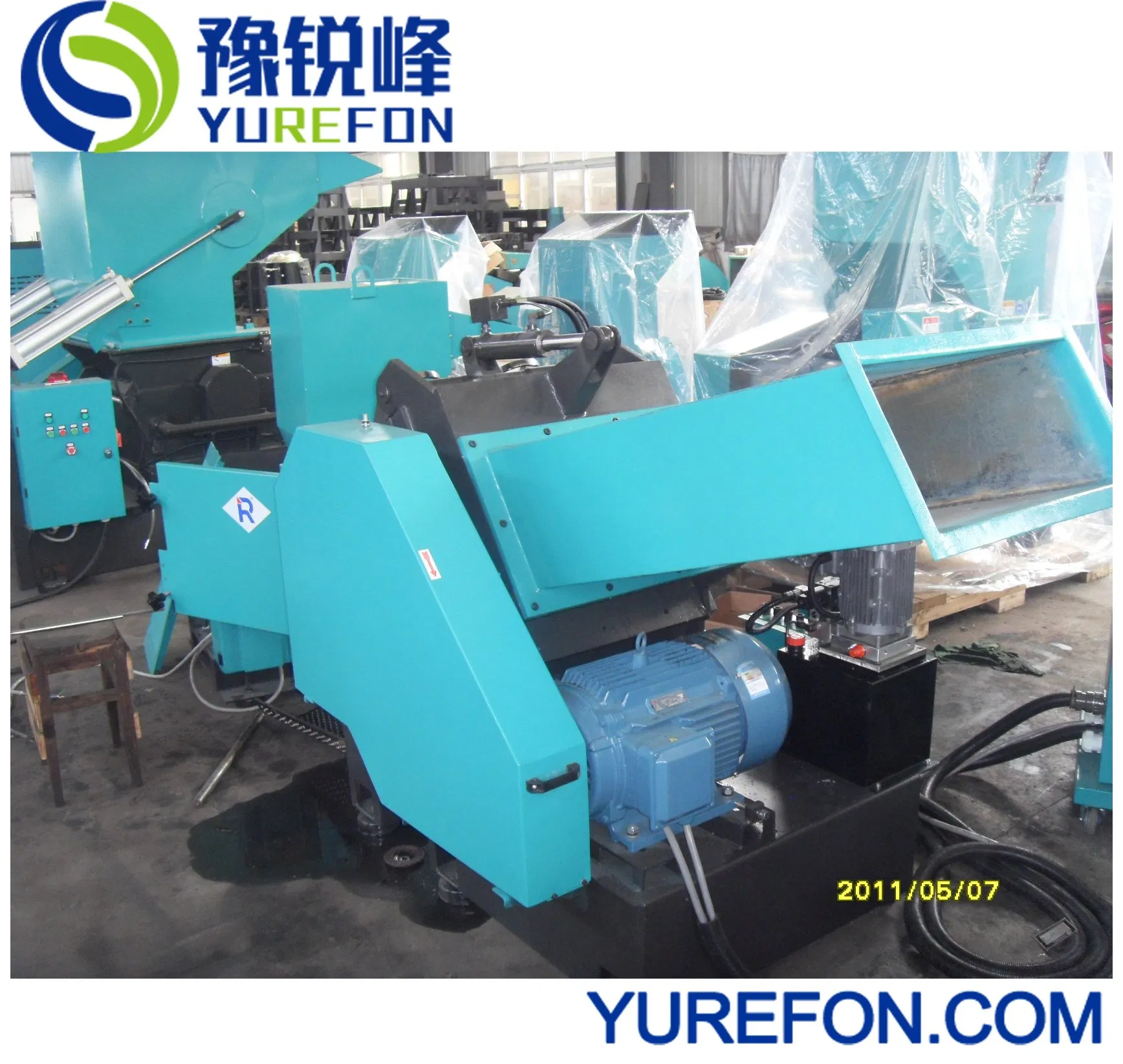 Heavy Duty Strong Plastic PVC PE LLDPE Shrink Stretch Cling Film Grinder