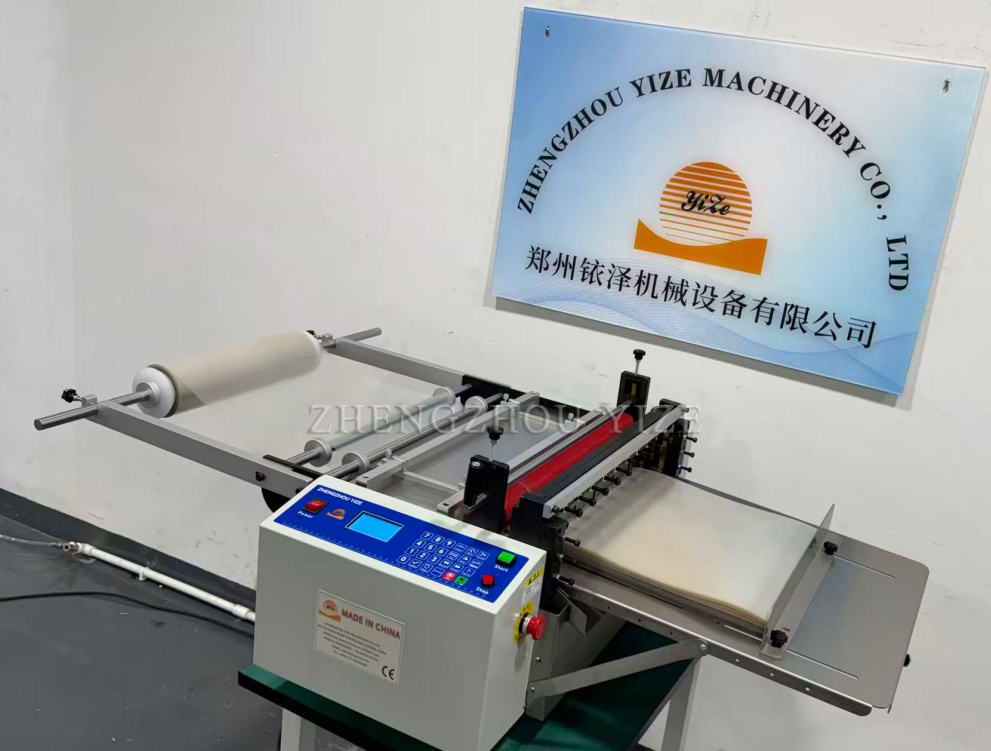 Steel Sealing Gasket Hot Melt Adhesive Tape PE Tube Clothes Label Ribbon Roll to Sheet Cutting Machine Slittiing Punching Machine