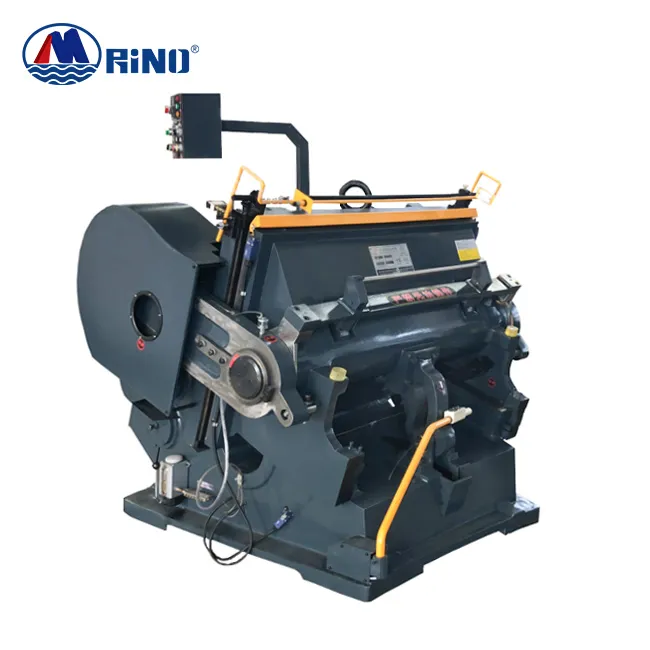 Manual Flatbed Paper Die Cutting and Creasing Machine, Cardboard Flat Bed Die Cutter Punching Press