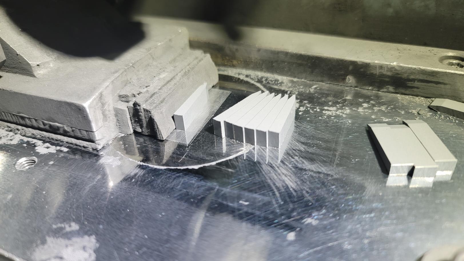 Compression moulding process - precision forming of CNC machine components