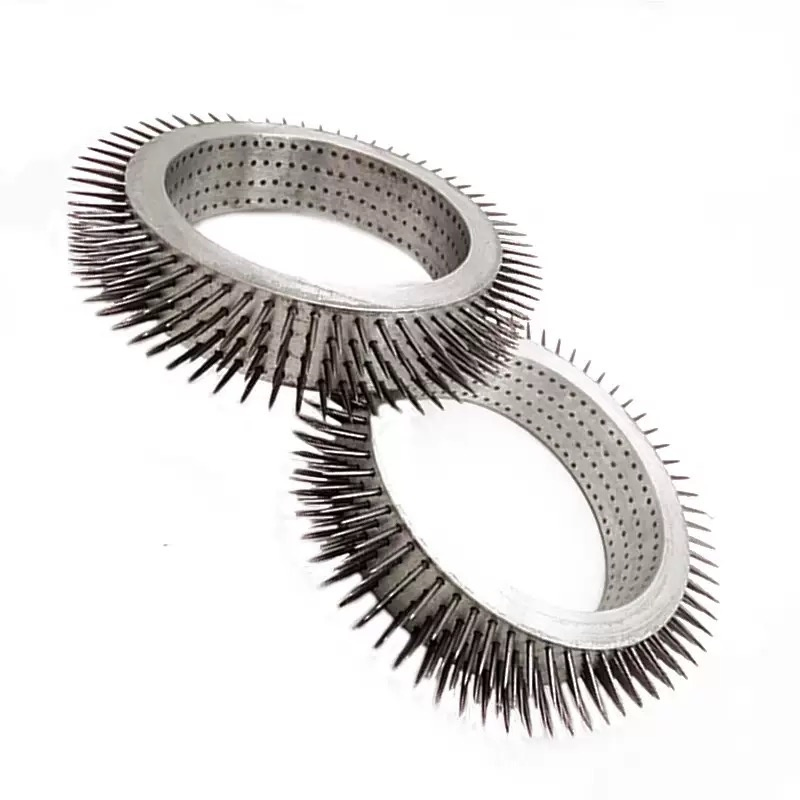 Customized Steel Wire Spiked Needle Perforating Punch Pin Roller Brush
