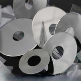 Mirror Finished Solid Tungsten Carbide Circular Round Disc Cutter Knives for Plastic Rubber Gasket Cutting