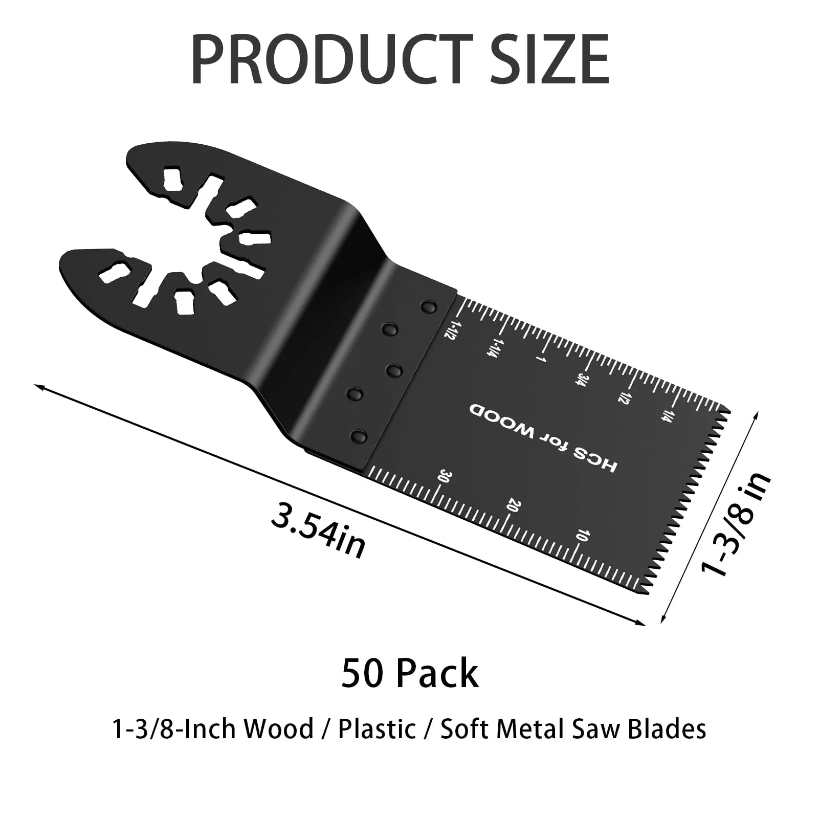 High Frequency Welded High Speed Oscillating Multi-Tool Saw Blades 40mm OEM for DIY Metal Cutting