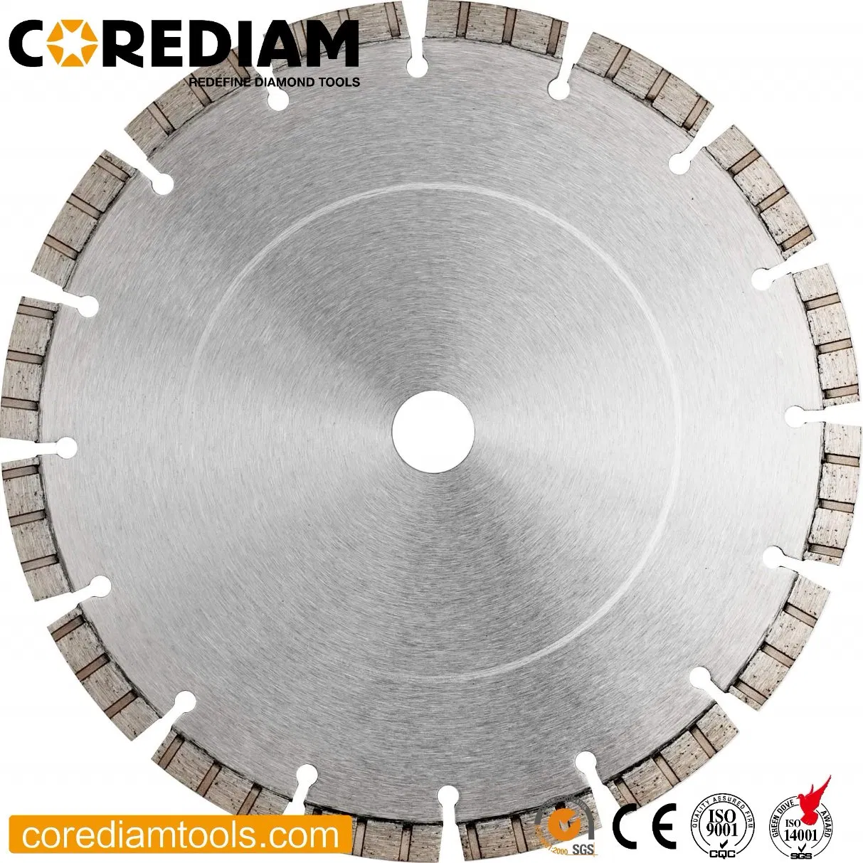 Superior Fast Cutting 230mm Laser Welded Turbo Universal Saw Blade/Diamond Tool